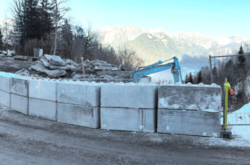 blocs de béton de barricade de circulation