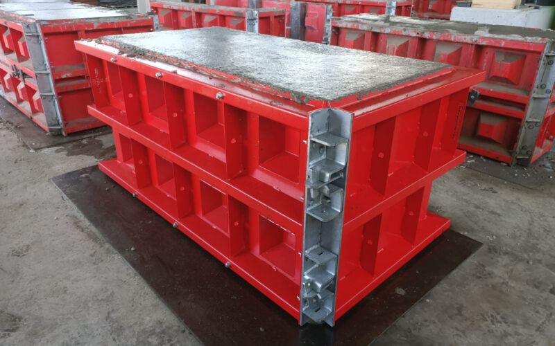 mold leftover concrete blocks