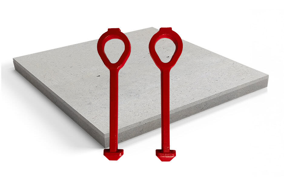 Llaves de elevación para losas de hormigón